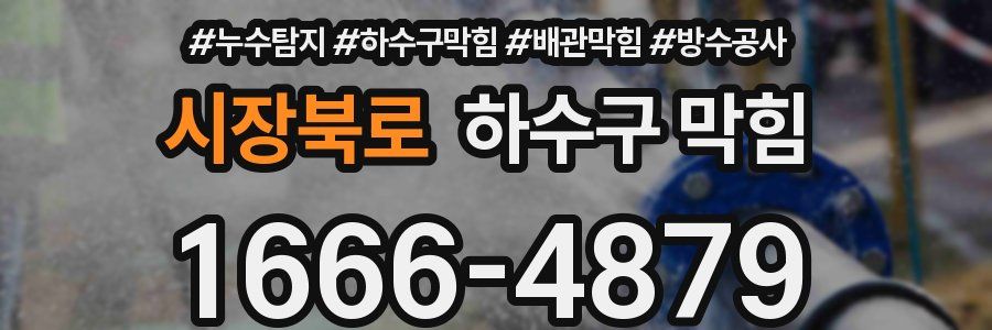 시장북로 하수구 막힘
