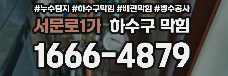 서문로1가 하수구 막힘