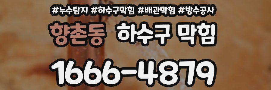 향촌동 하수구 막힘