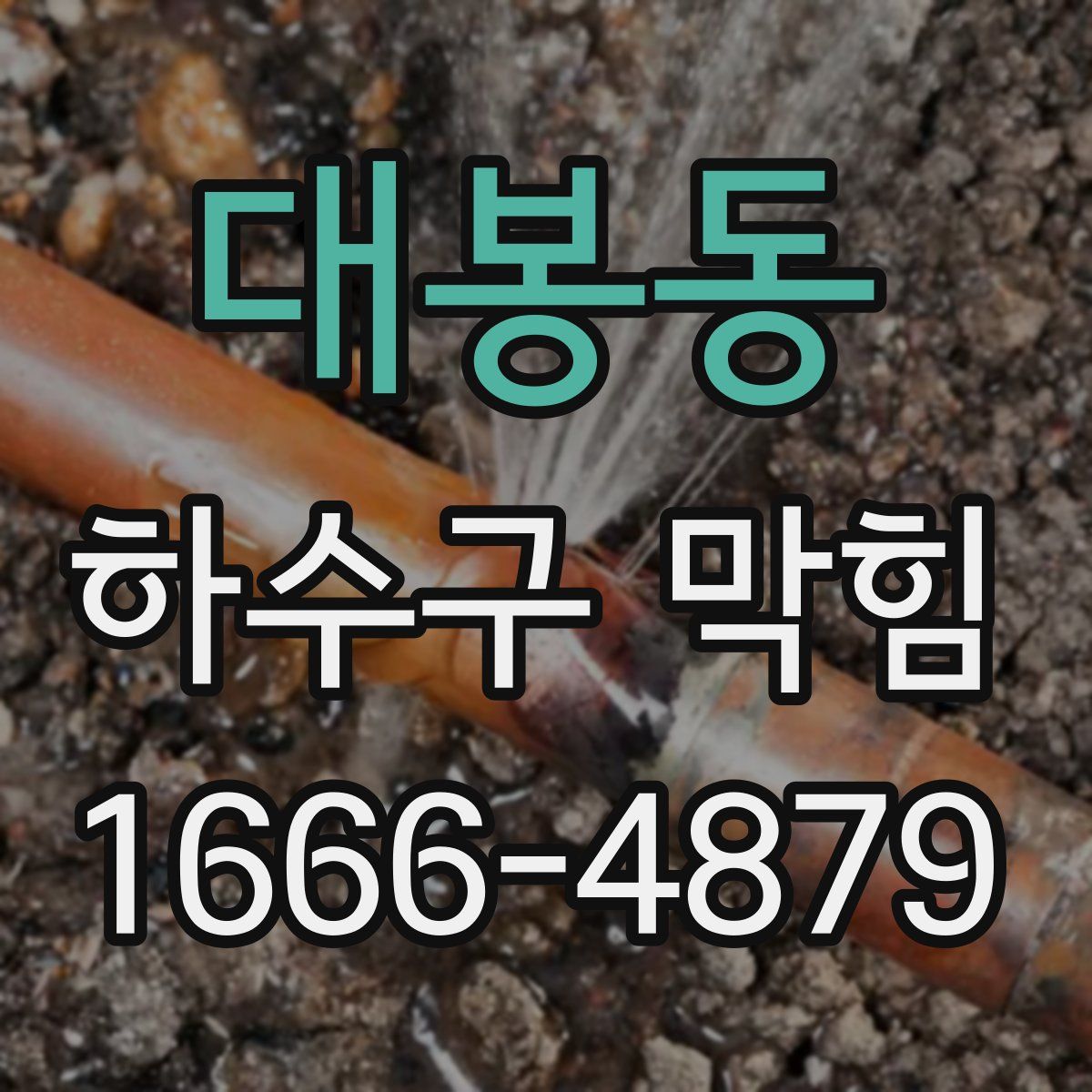 대봉동 하수구 막힘
