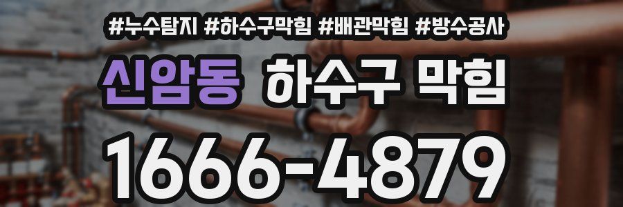 신암동 하수구 막힘