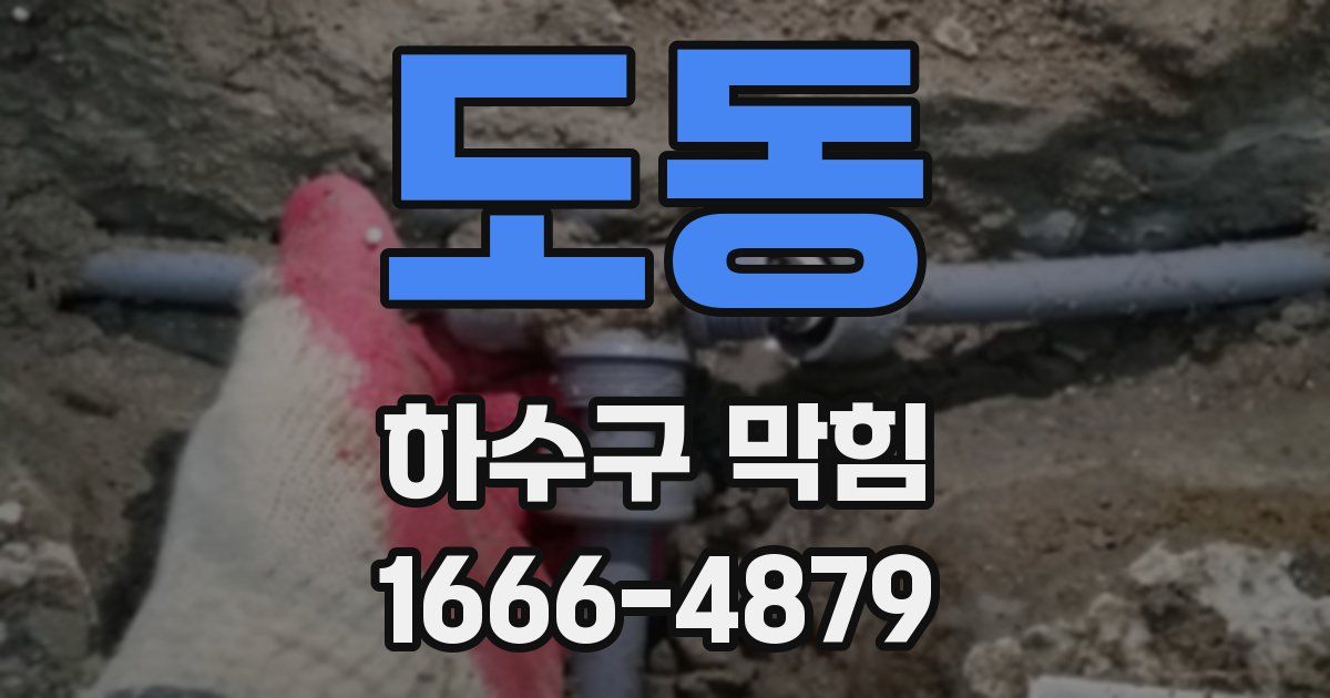 도동 하수구 막힘