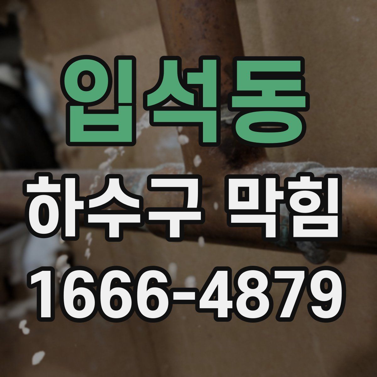 입석동 하수구 막힘