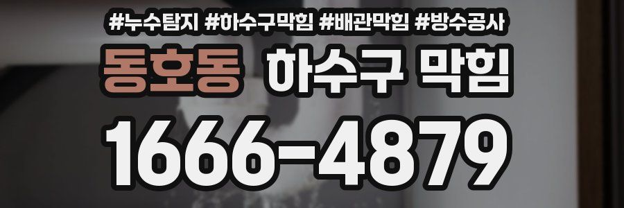 동호동 하수구 막힘