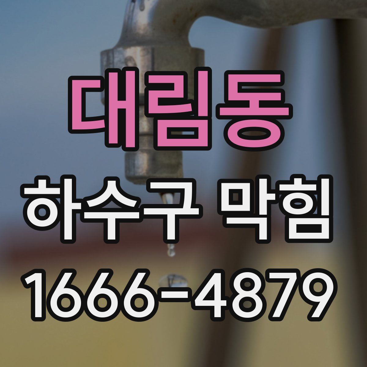 대림동 하수구 막힘
