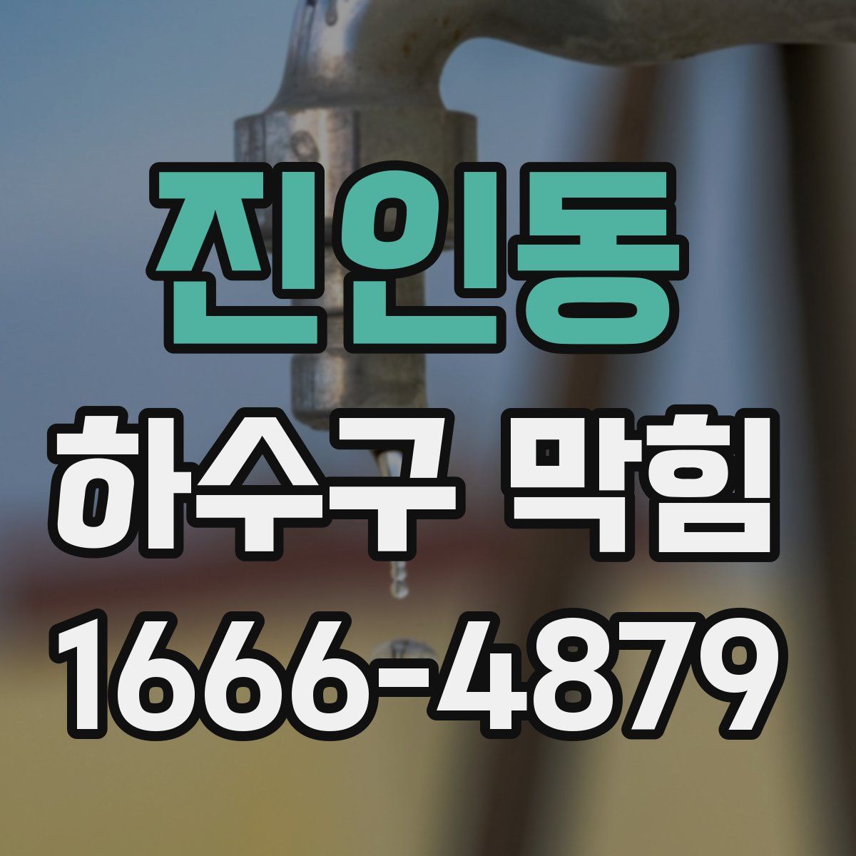 진인동 하수구 막힘