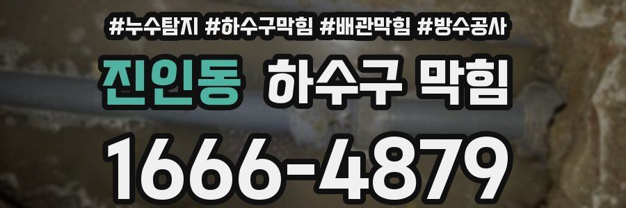 진인동 하수구 막힘