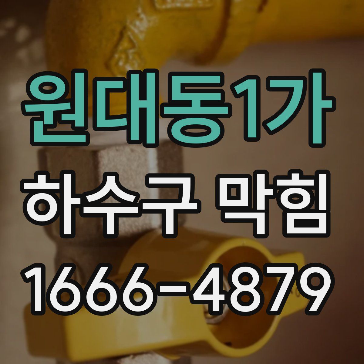 원대동1가 하수구 막힘