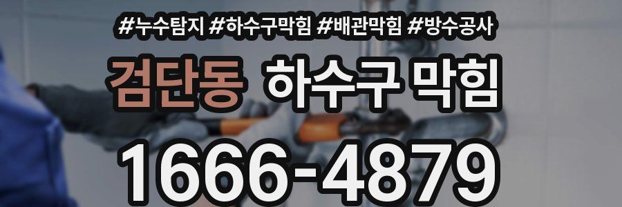 검단동 하수구 막힘