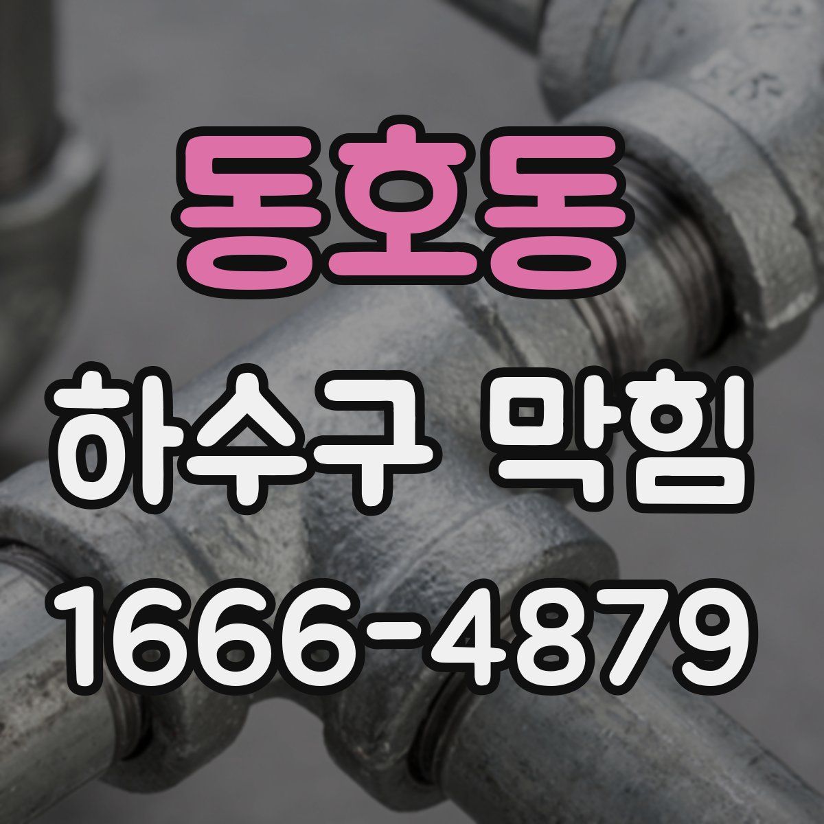 동호동 하수구 막힘