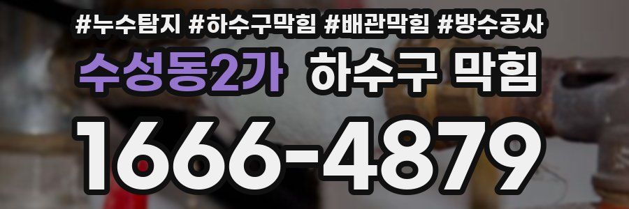 수성동2가 하수구 막힘