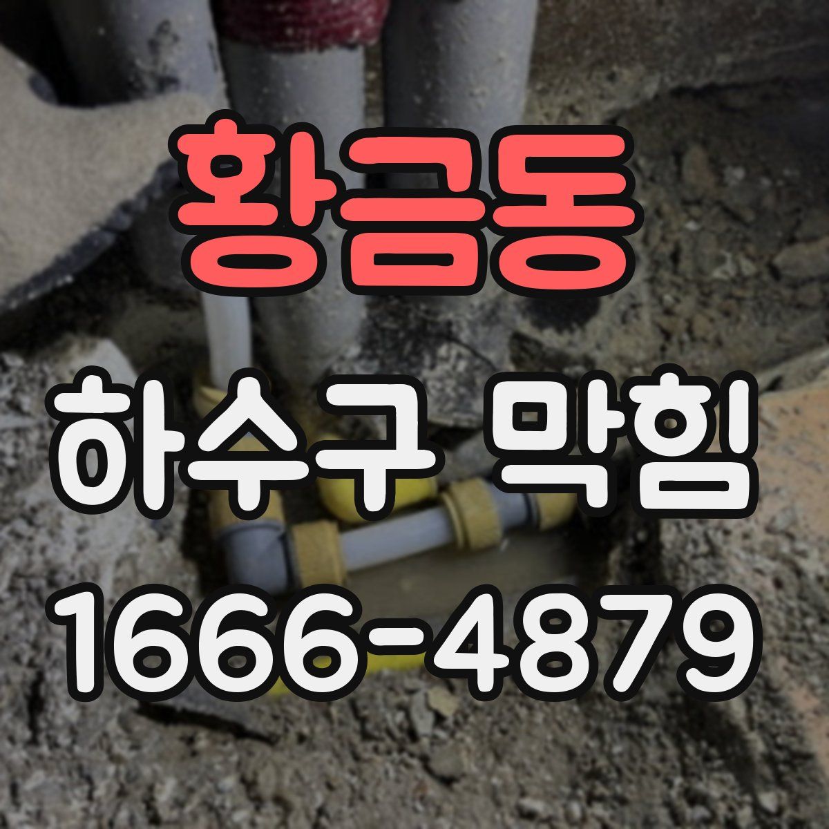 황금동 하수구 막힘