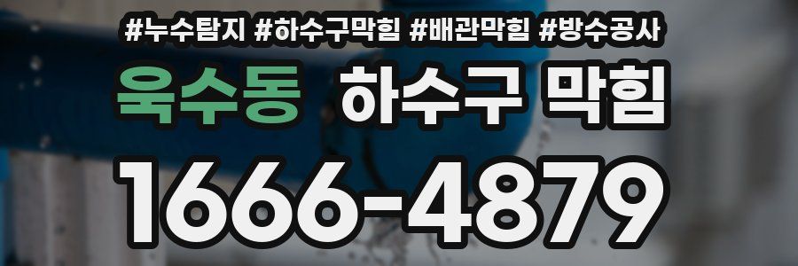 욱수동 하수구 막힘