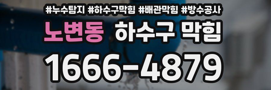 노변동 하수구 막힘