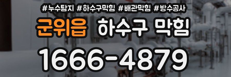 군위읍 하수구 막힘