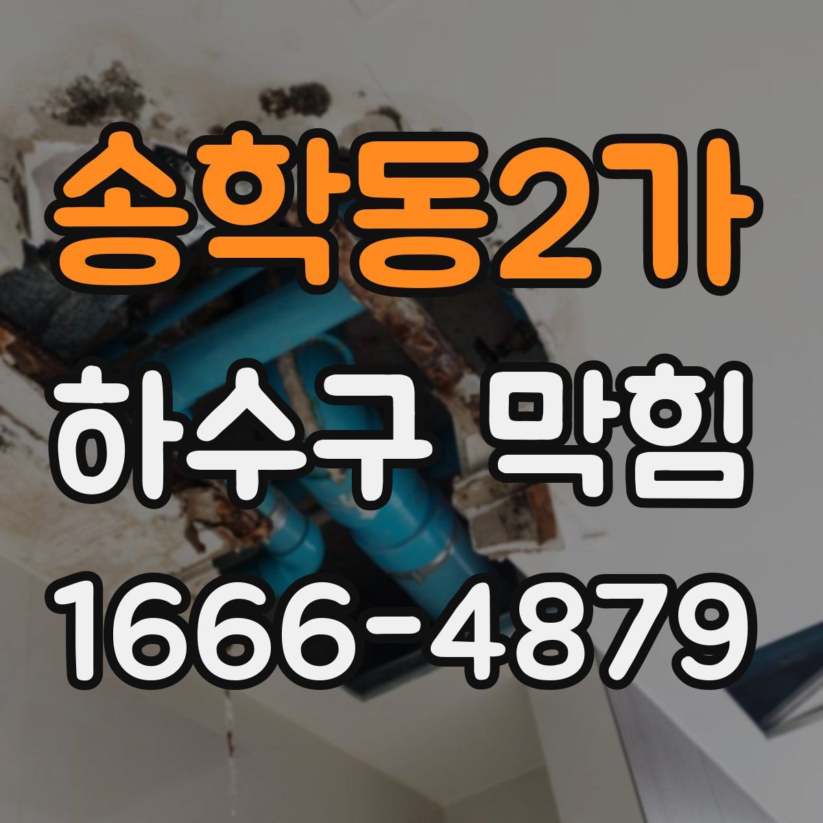 송학동2가 하수구 막힘