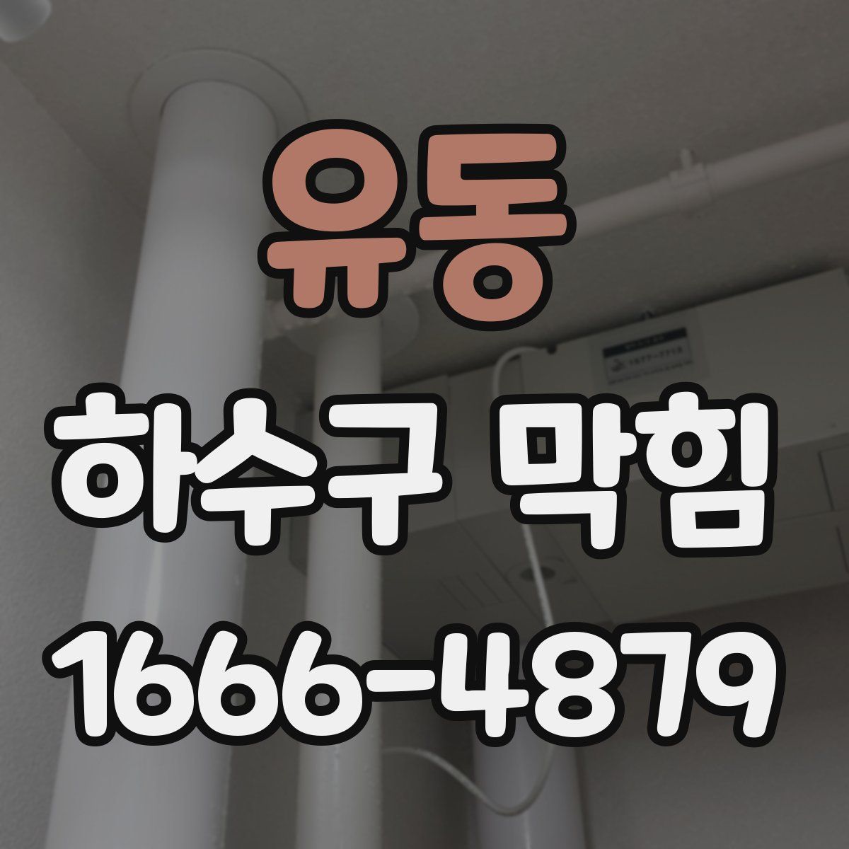 유동 하수구 막힘