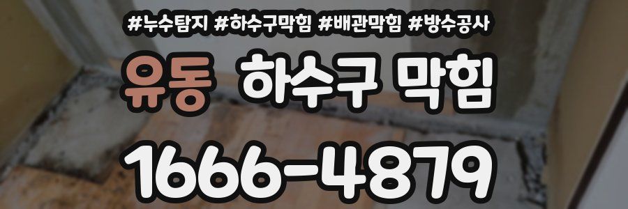 유동 하수구 막힘