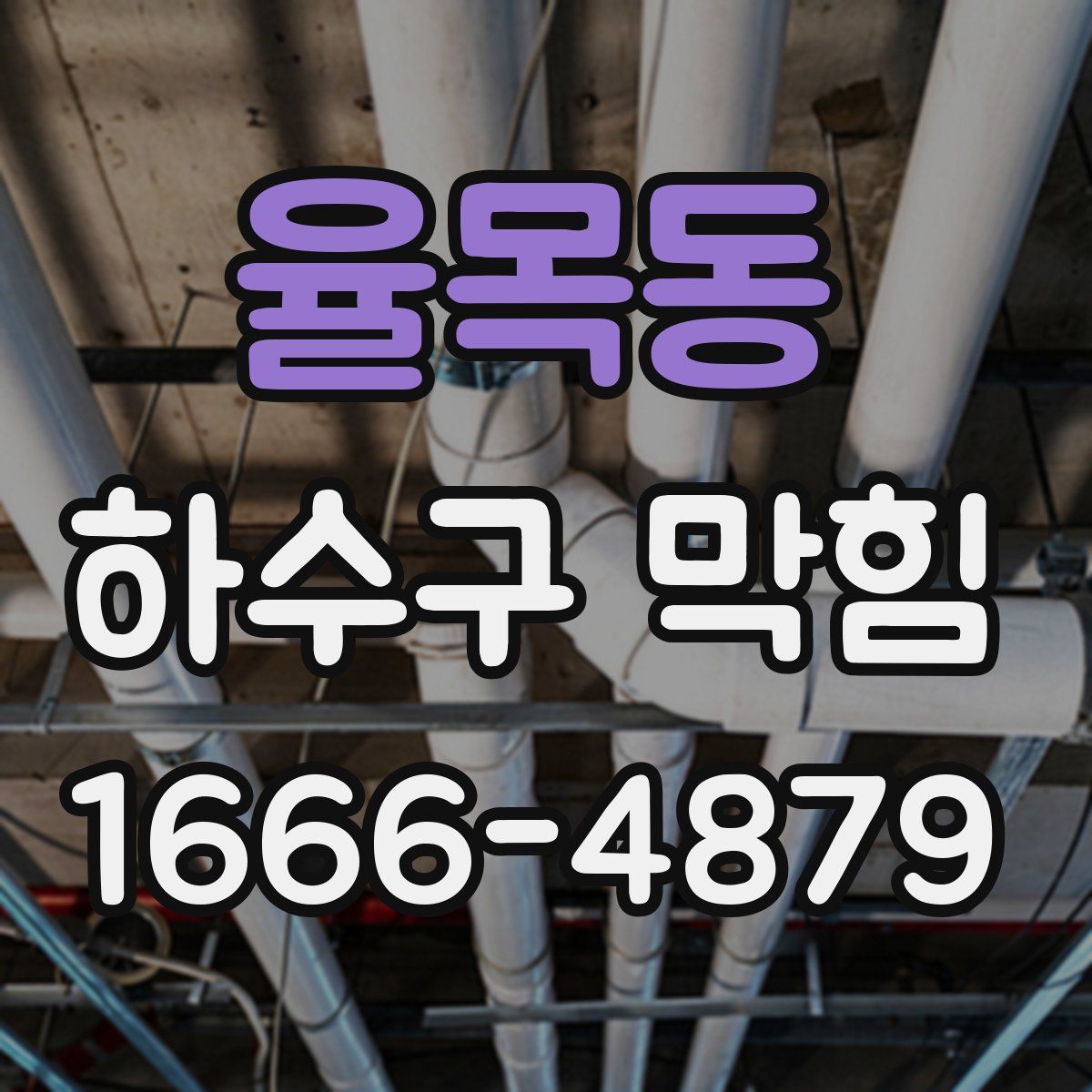 율목동 하수구 막힘