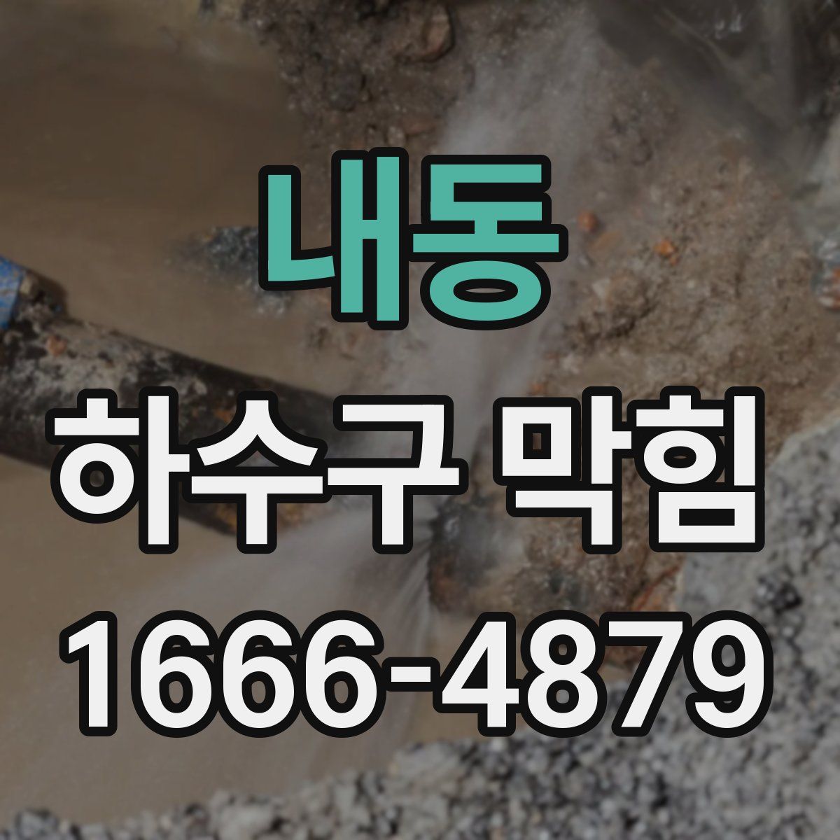 내동 하수구 막힘