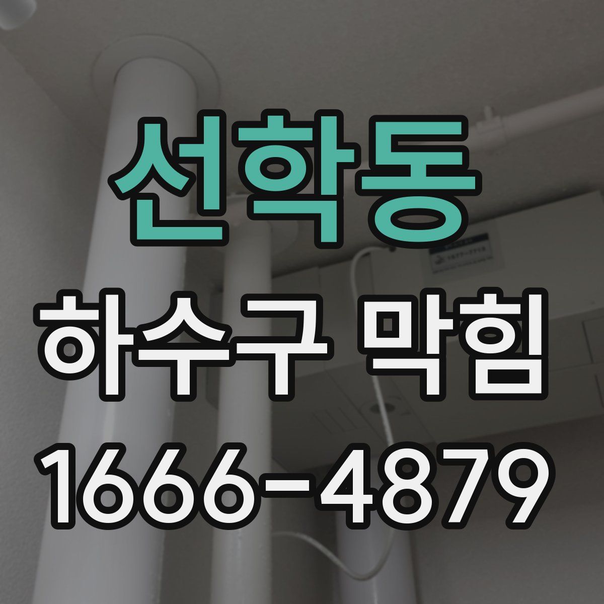 선학동 하수구 막힘