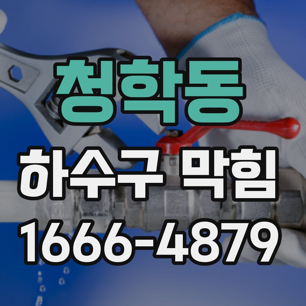 청학동 하수구 막힘
