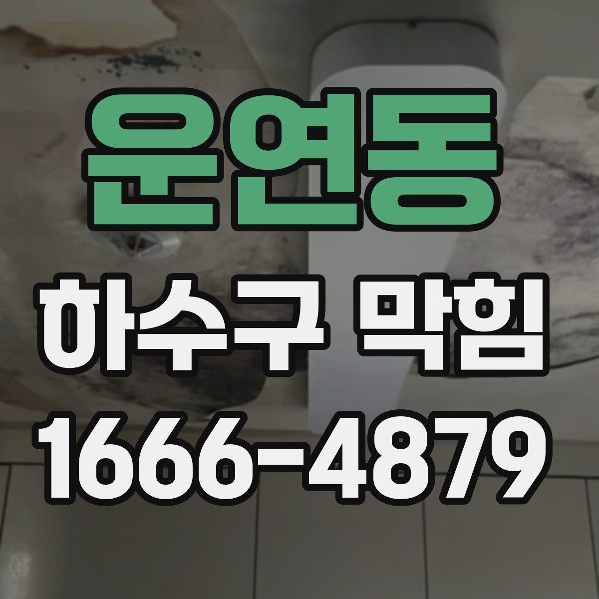 운연동 하수구 막힘