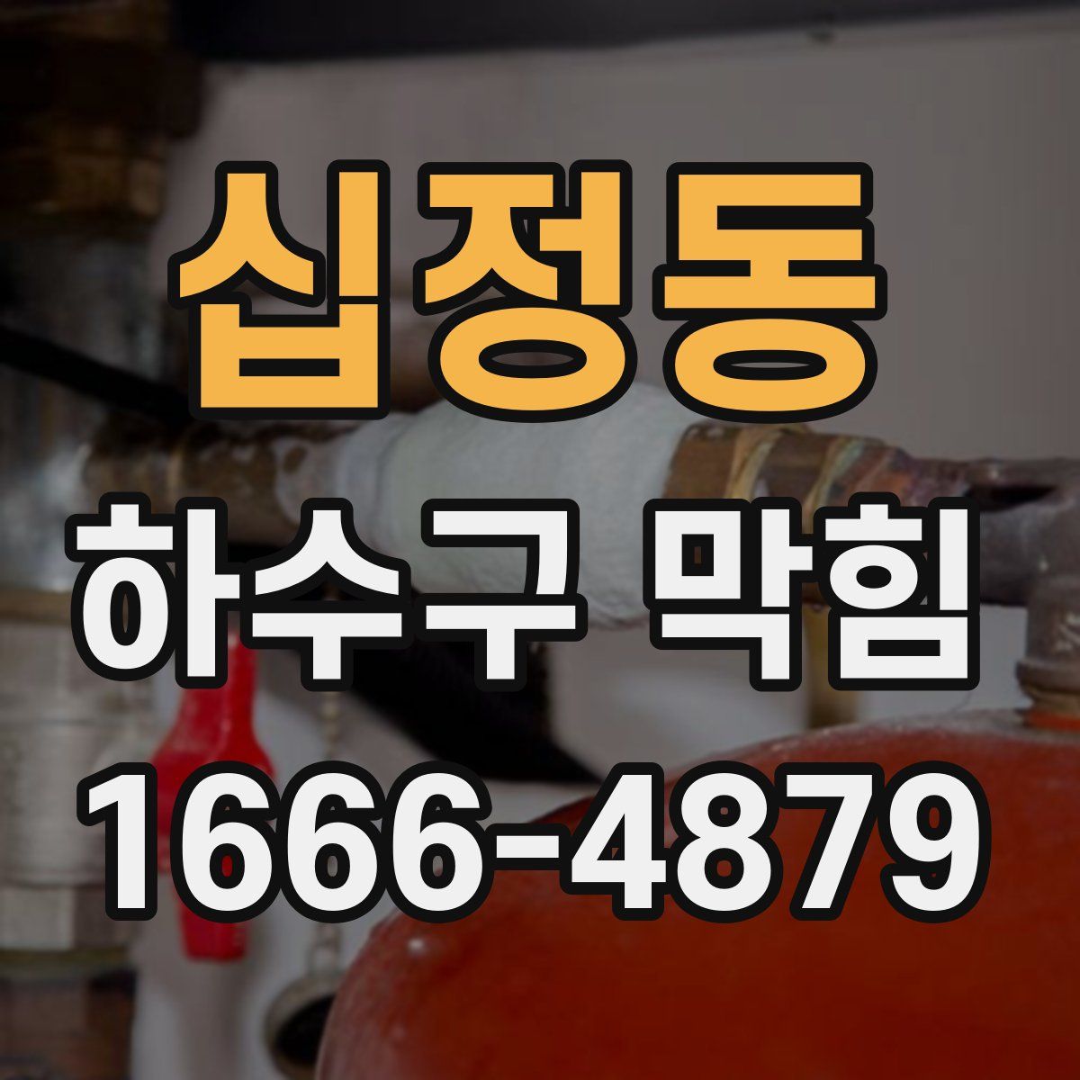 십정동 하수구 막힘