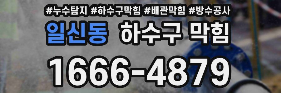 일신동 하수구 막힘