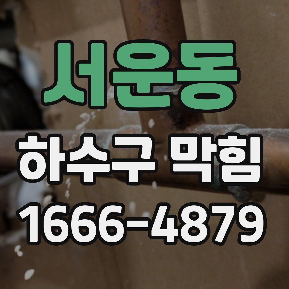 서운동 하수구 막힘