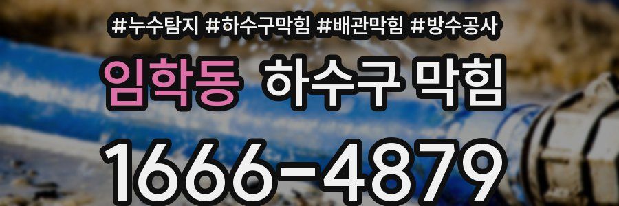 임학동 하수구 막힘