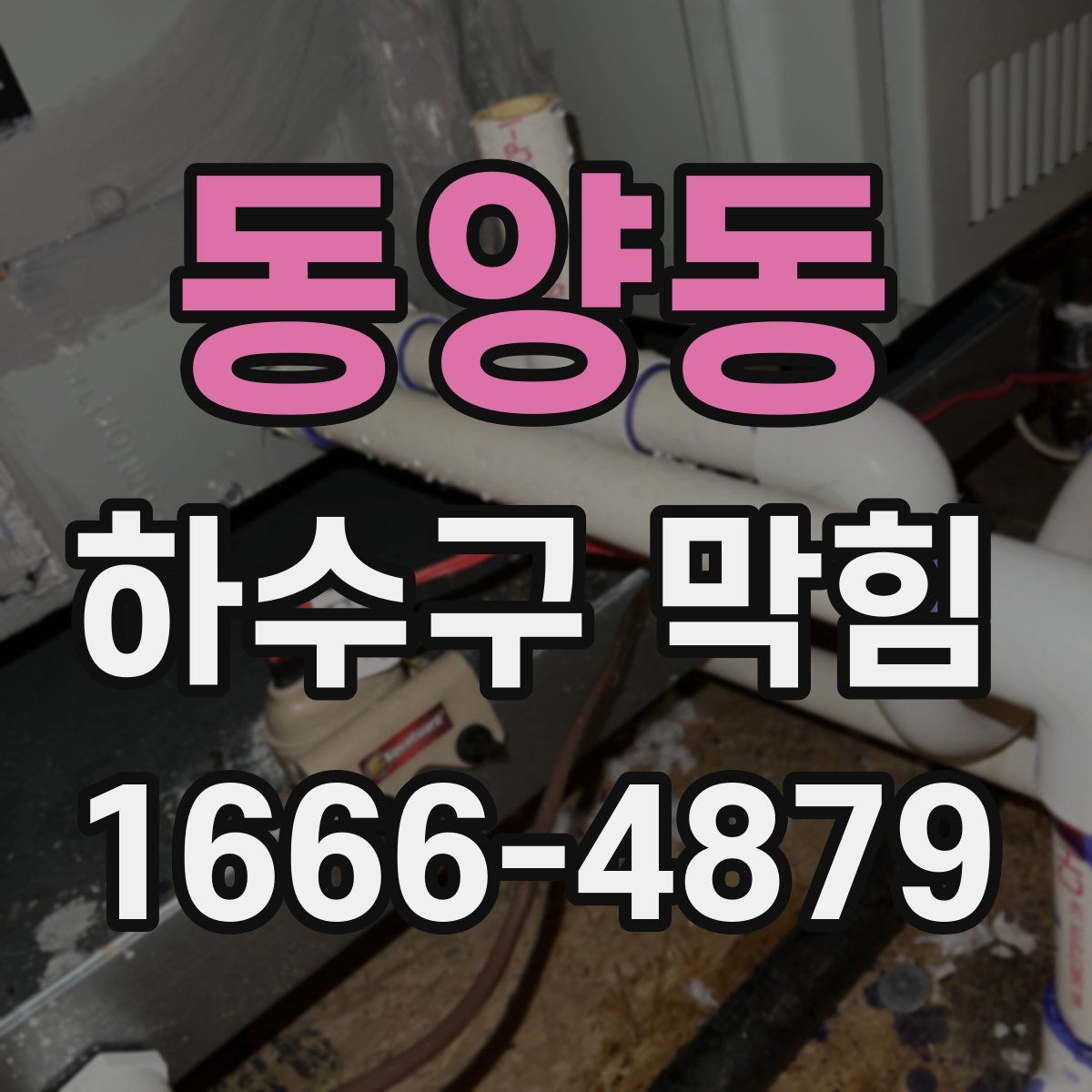 동양동 하수구 막힘