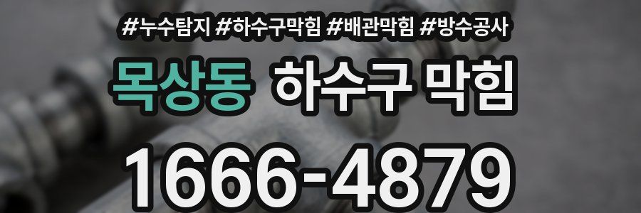 목상동 하수구 막힘