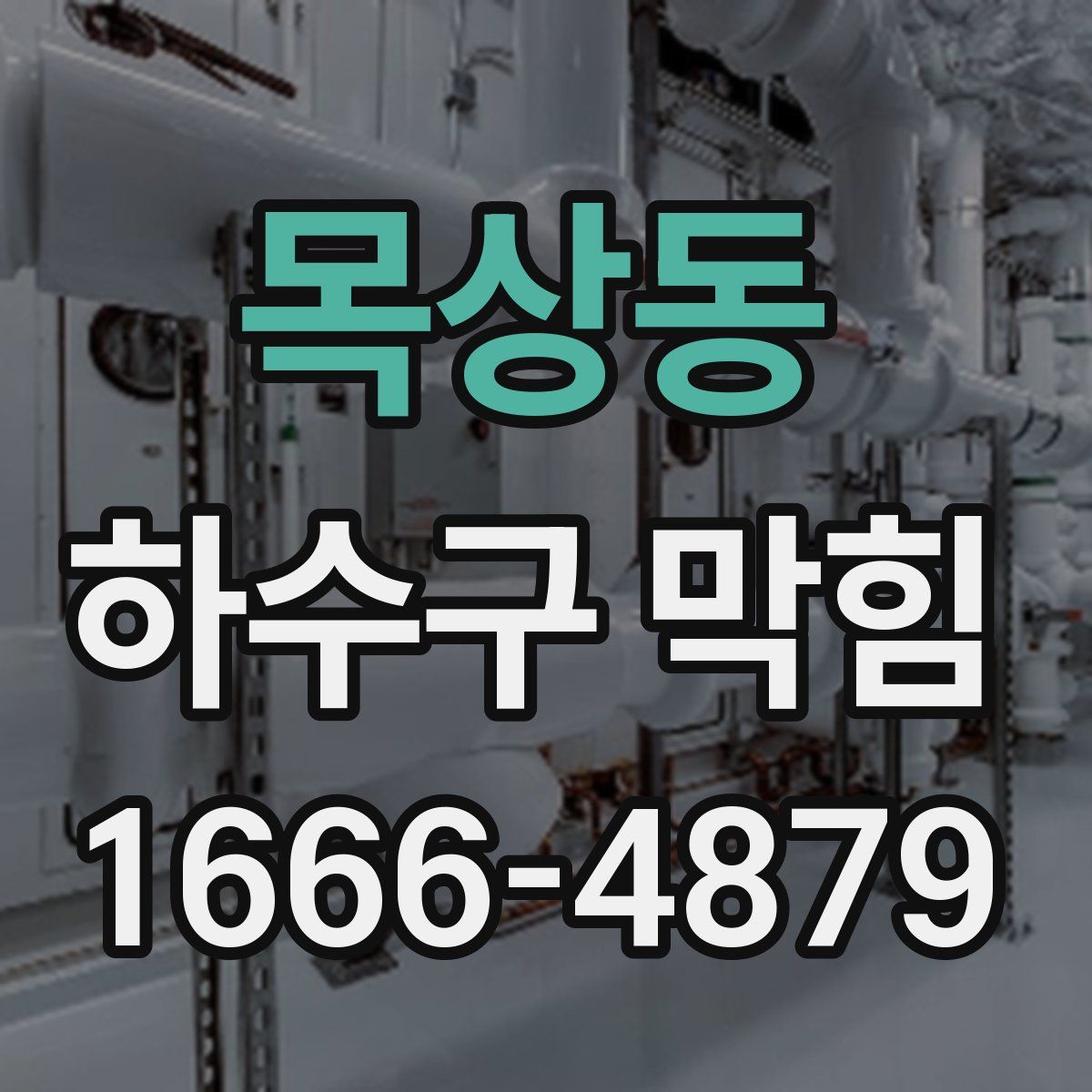 목상동 하수구 막힘
