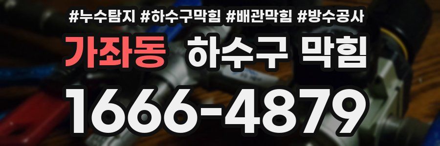 가좌동 하수구 막힘