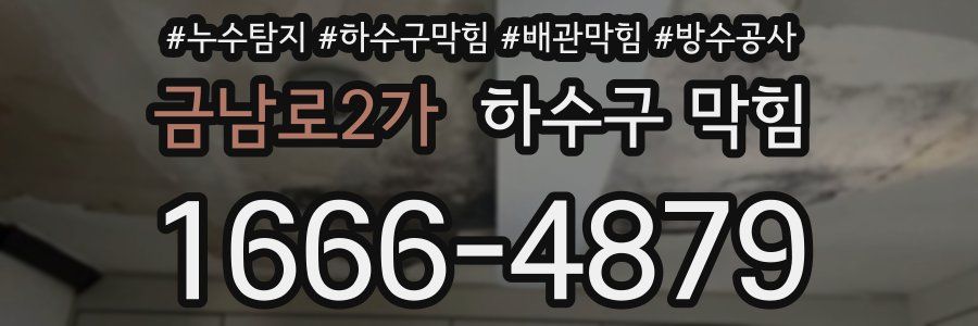 금남로2가 하수구 막힘