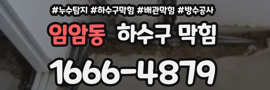 임암동 하수구 막힘