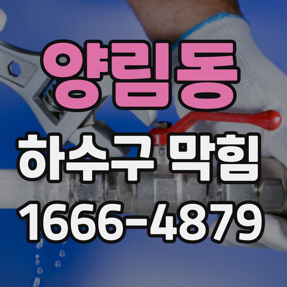 양림동 하수구 막힘