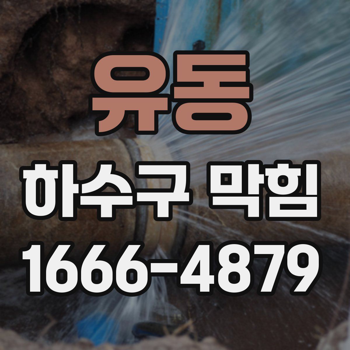 유동 하수구 막힘