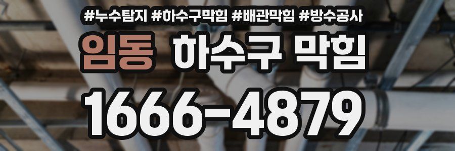 임동 하수구 막힘