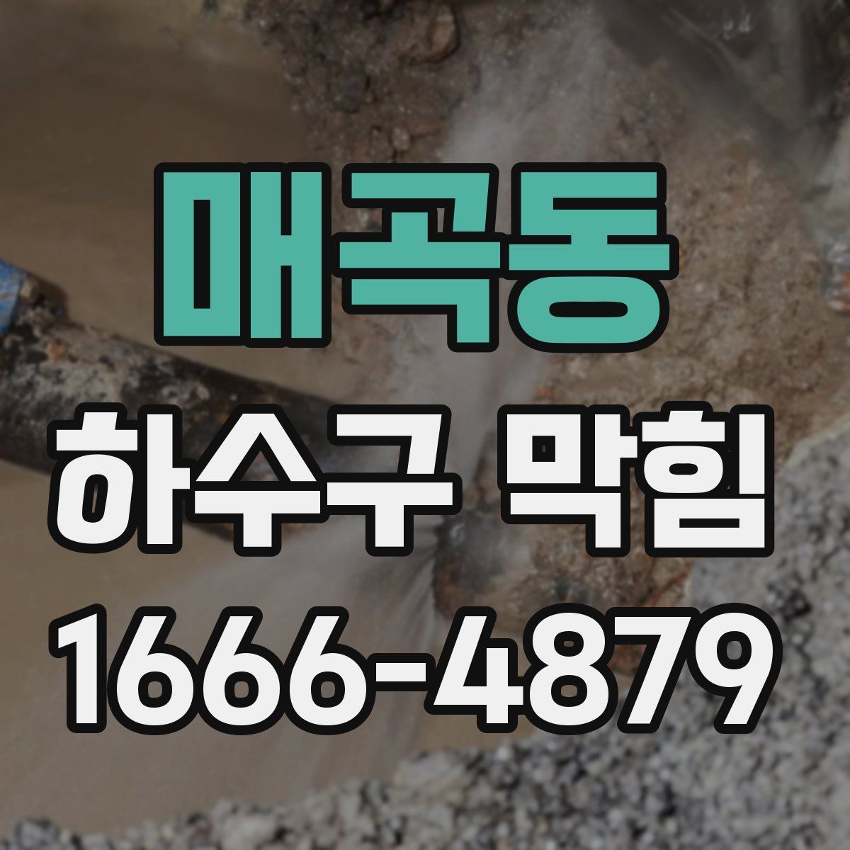 매곡동 하수구 막힘