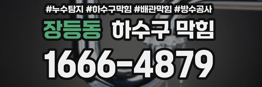 장등동 하수구 막힘