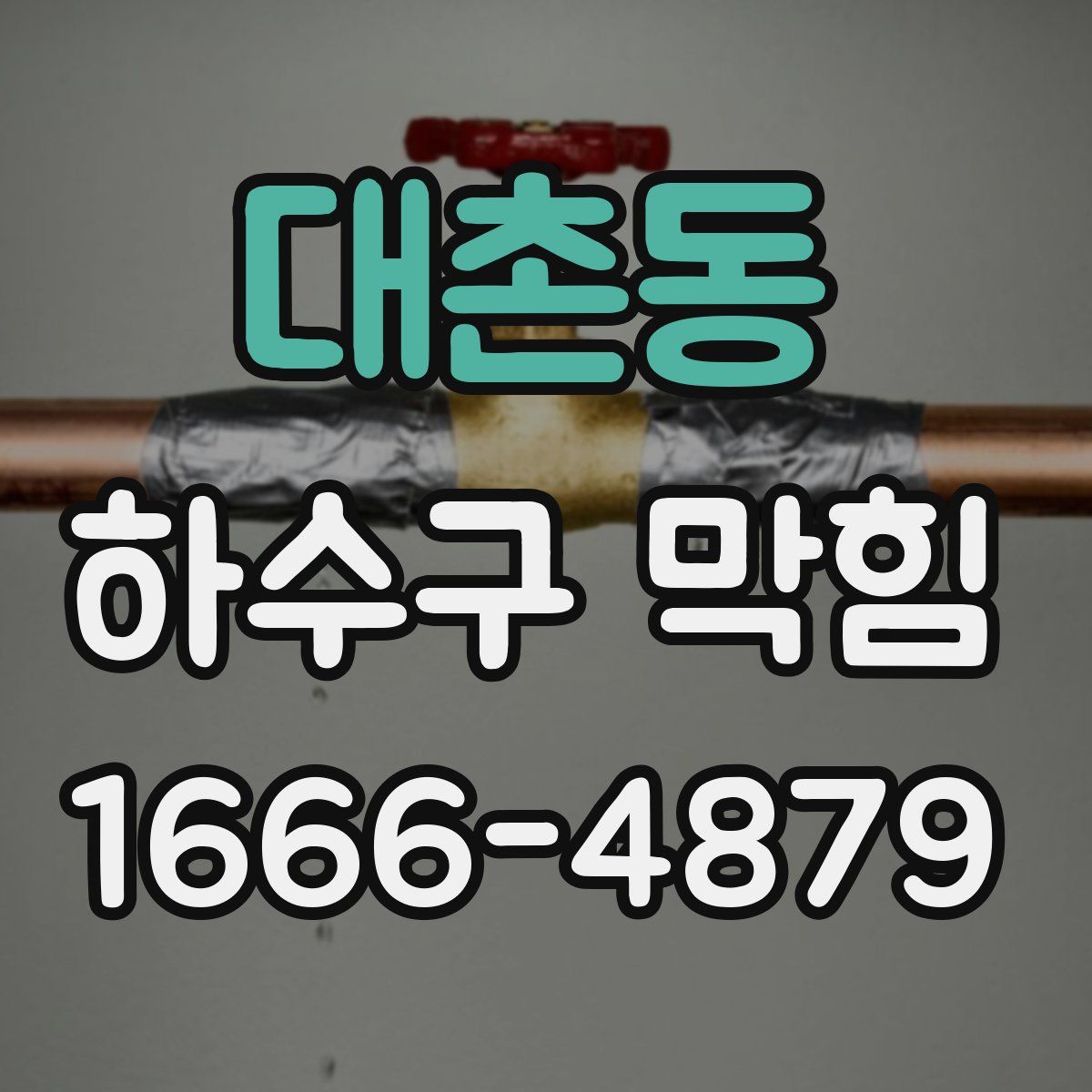 대촌동 하수구 막힘