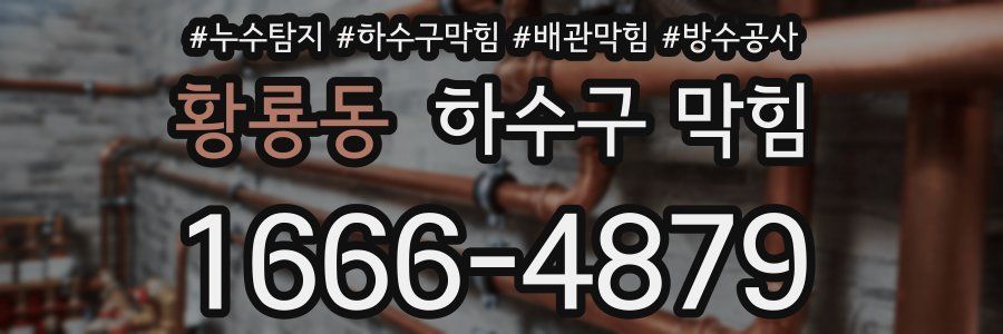 황룡동 하수구 막힘