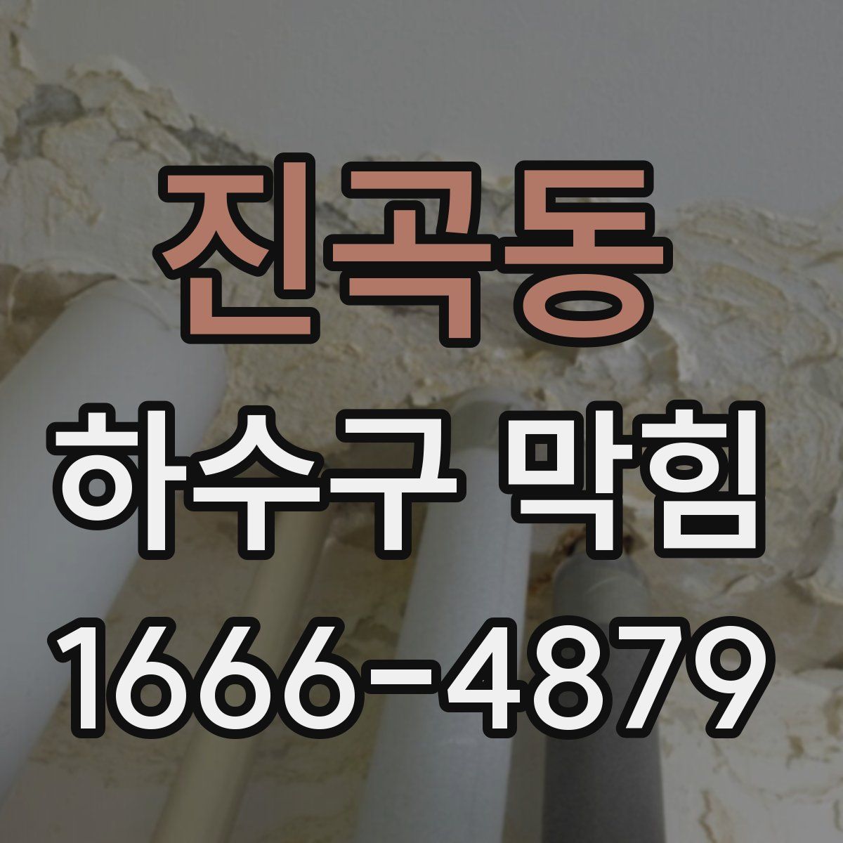 진곡동 하수구 막힘