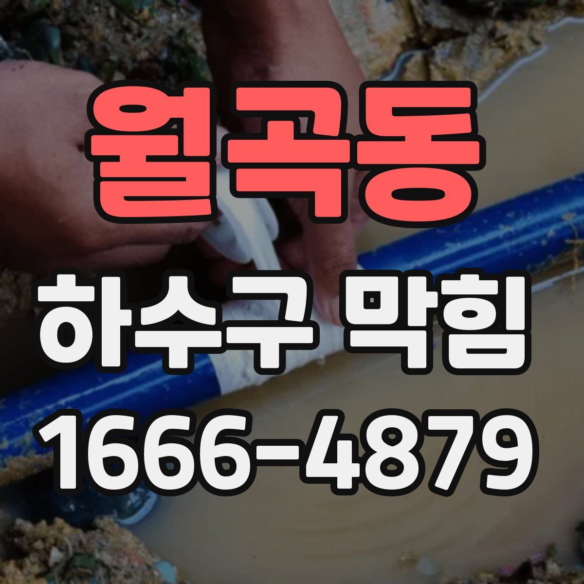 월곡동 하수구 막힘