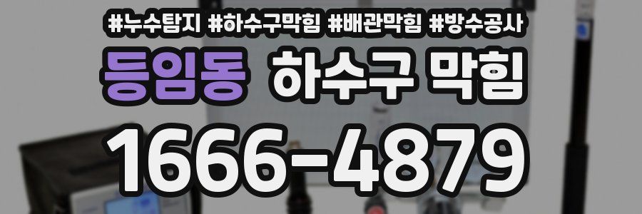 등임동 하수구 막힘