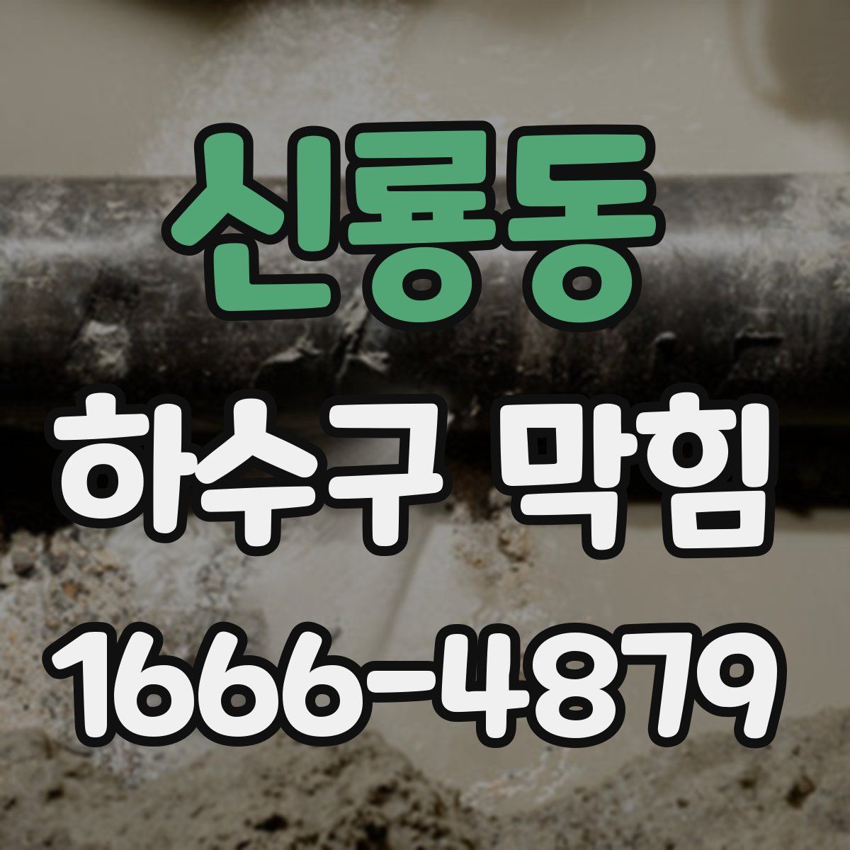 신룡동 하수구 막힘