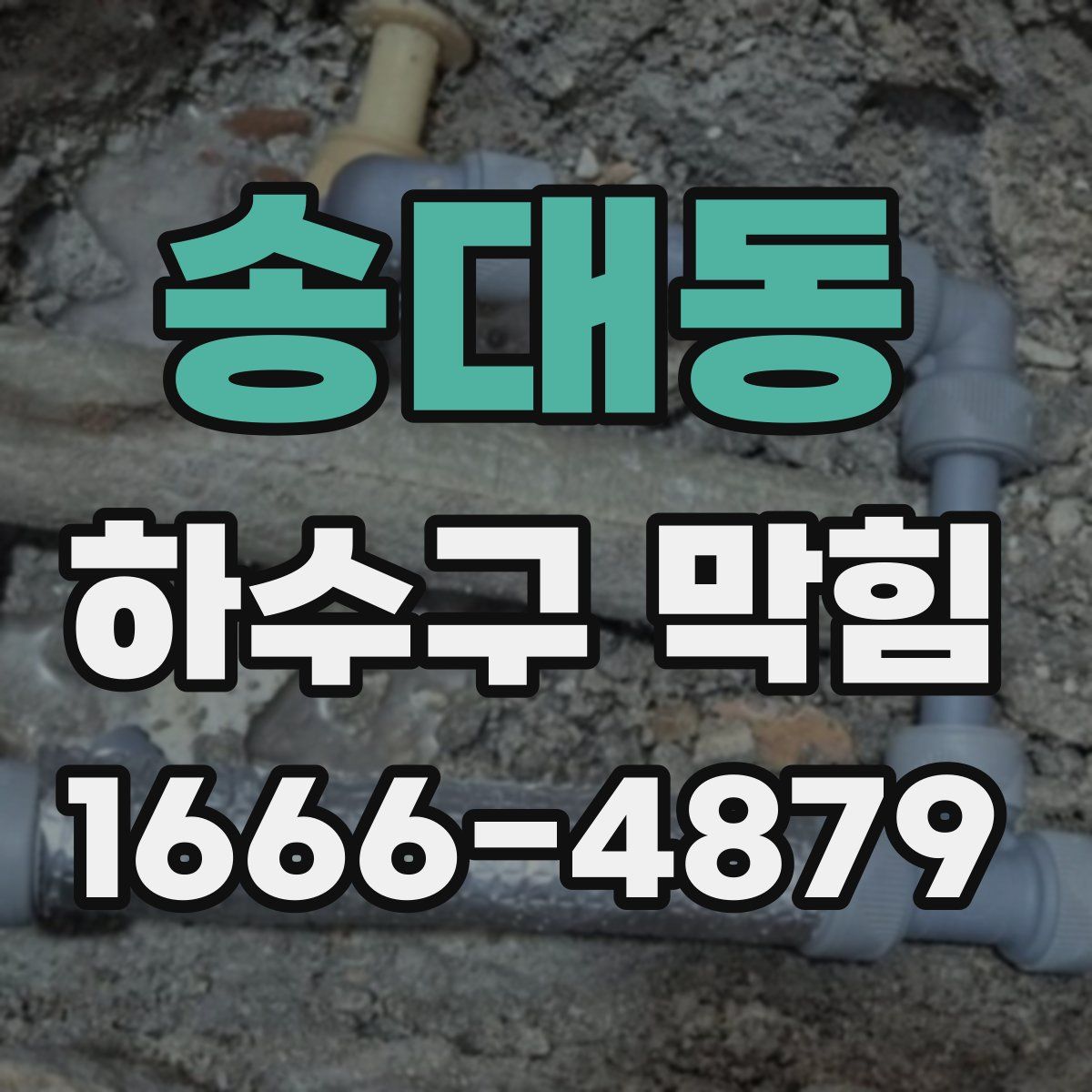 송대동 하수구 막힘