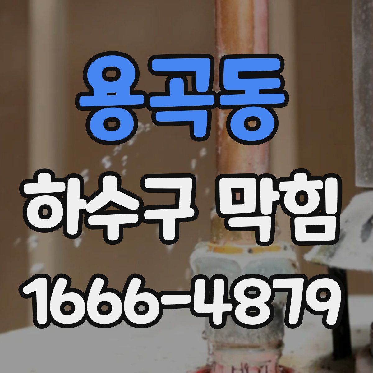 용곡동 하수구 막힘